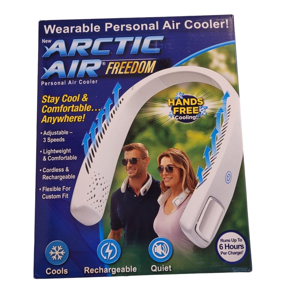 COPY - Arctic Air Freedom 3-Speed Neck Fan Lightweight Rechargeable Used Excell…